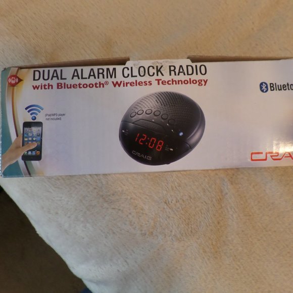 Craig Portable Audio & Video Craig Dual Alarm Clock Radio With